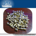 Brass round nuts with M4-0.7 thread